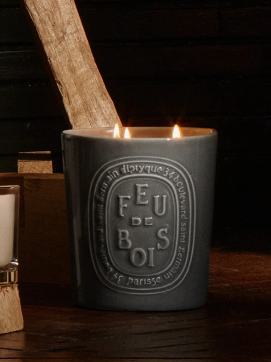 Feu de Bois (Wood Fire) - Large Candle - Image 4