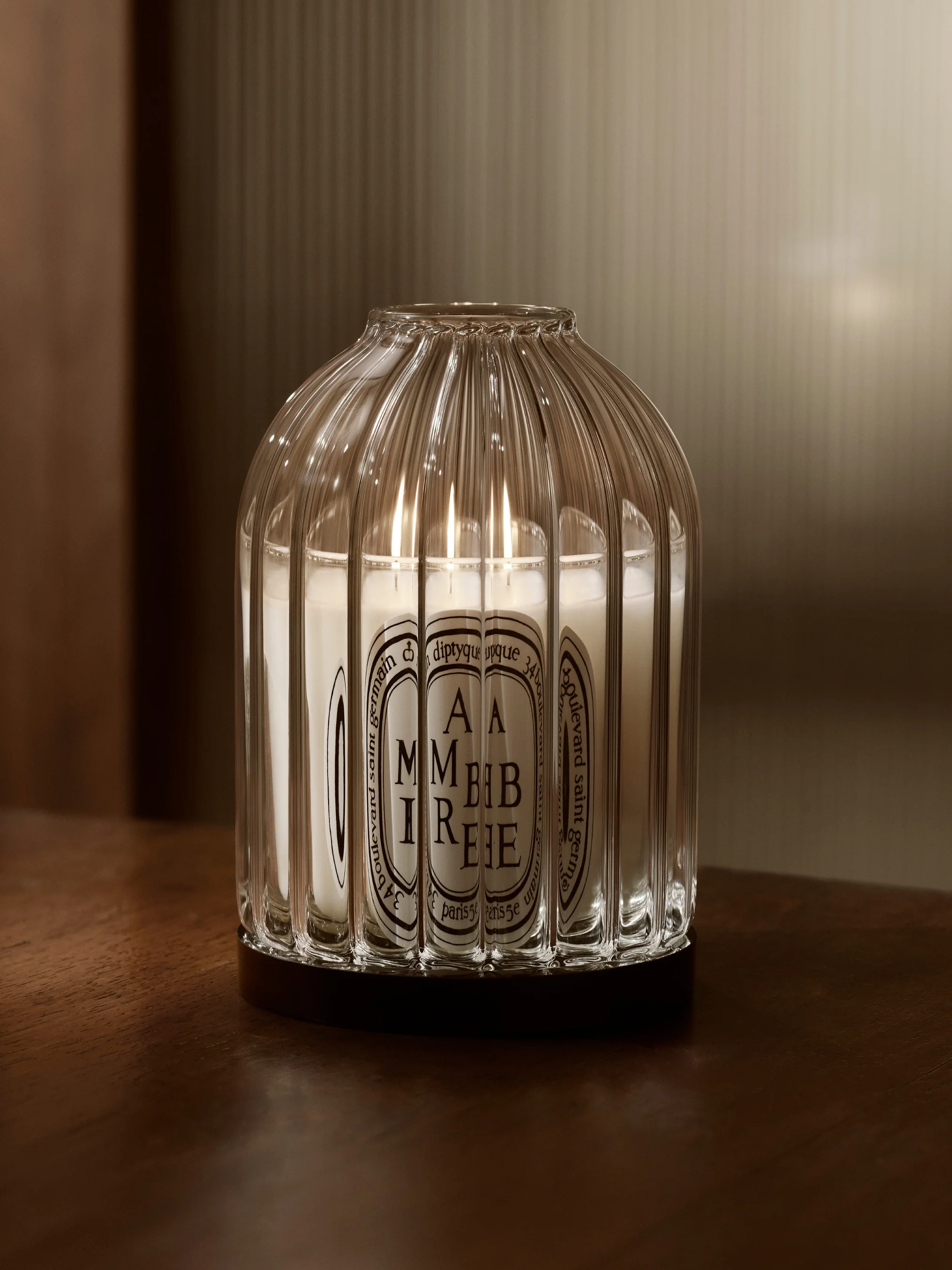Ribbed candle holder - For classic candles - Image 4