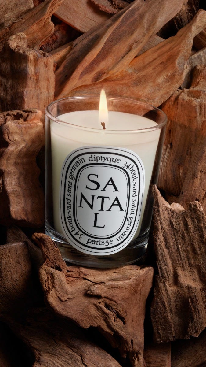 Santal (Sandalwood) - Small Candle - Image 4